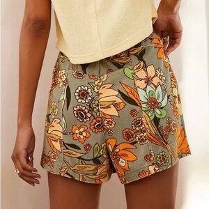 Free People : At First Sight Floral Printed Terry Shorts | Size XS | Used Once